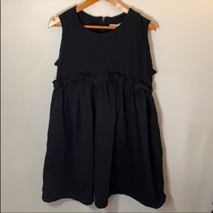 ASOS Scoop neck midi dress size 14 black